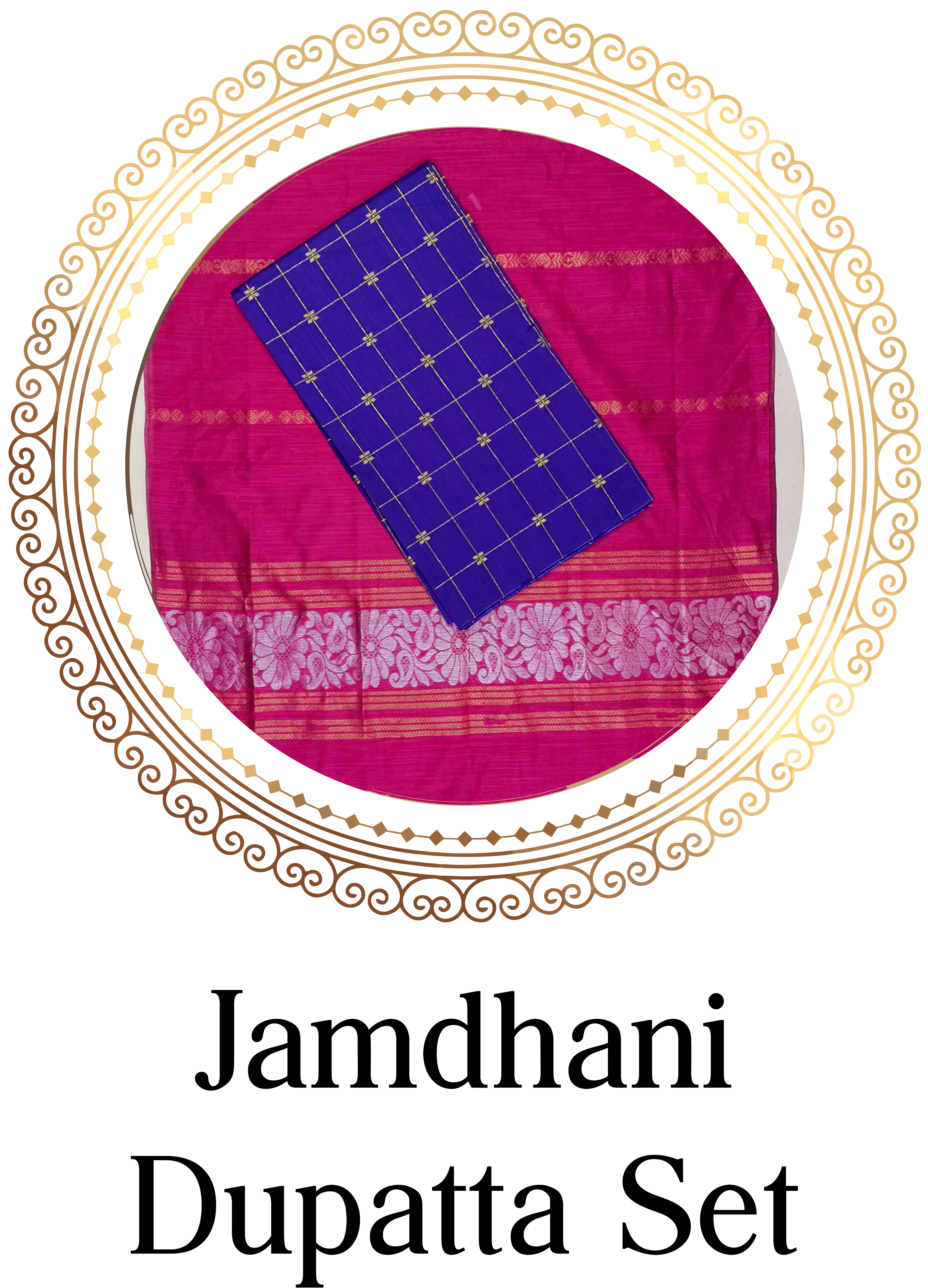 Jamdhani Dupatta Set