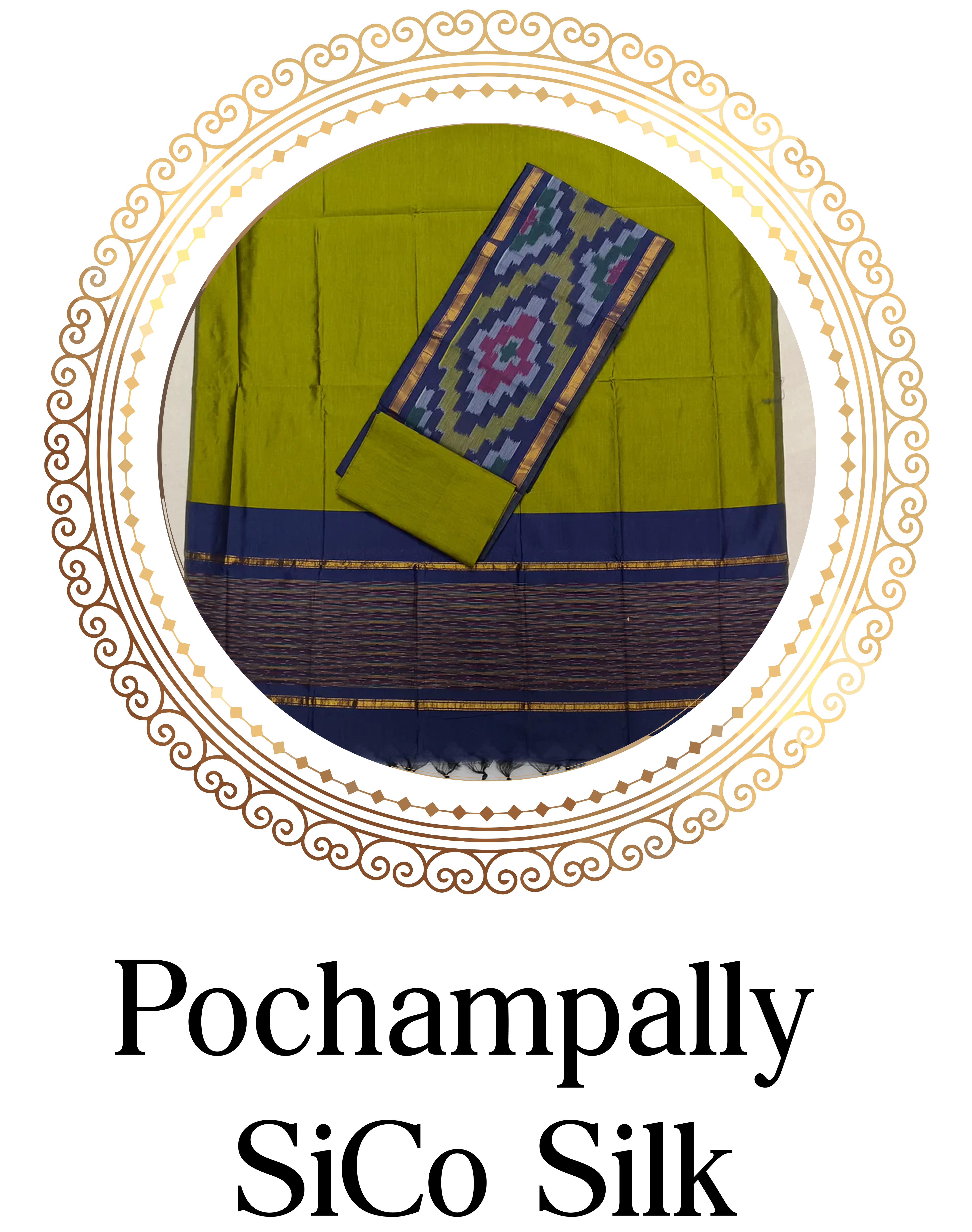 Pochampally SiCo Silk