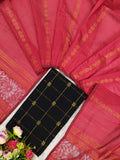 black checked pattern top with peech jamdhani duppata
