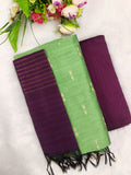 rexona with wine raw silk 3 piece set