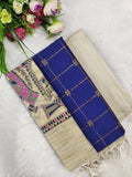 purple raw silk 3 piece set