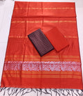 orange with brown top and bottom 3 piece set