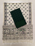Ivory & Rust Red Madhubani – 3-Piece Set