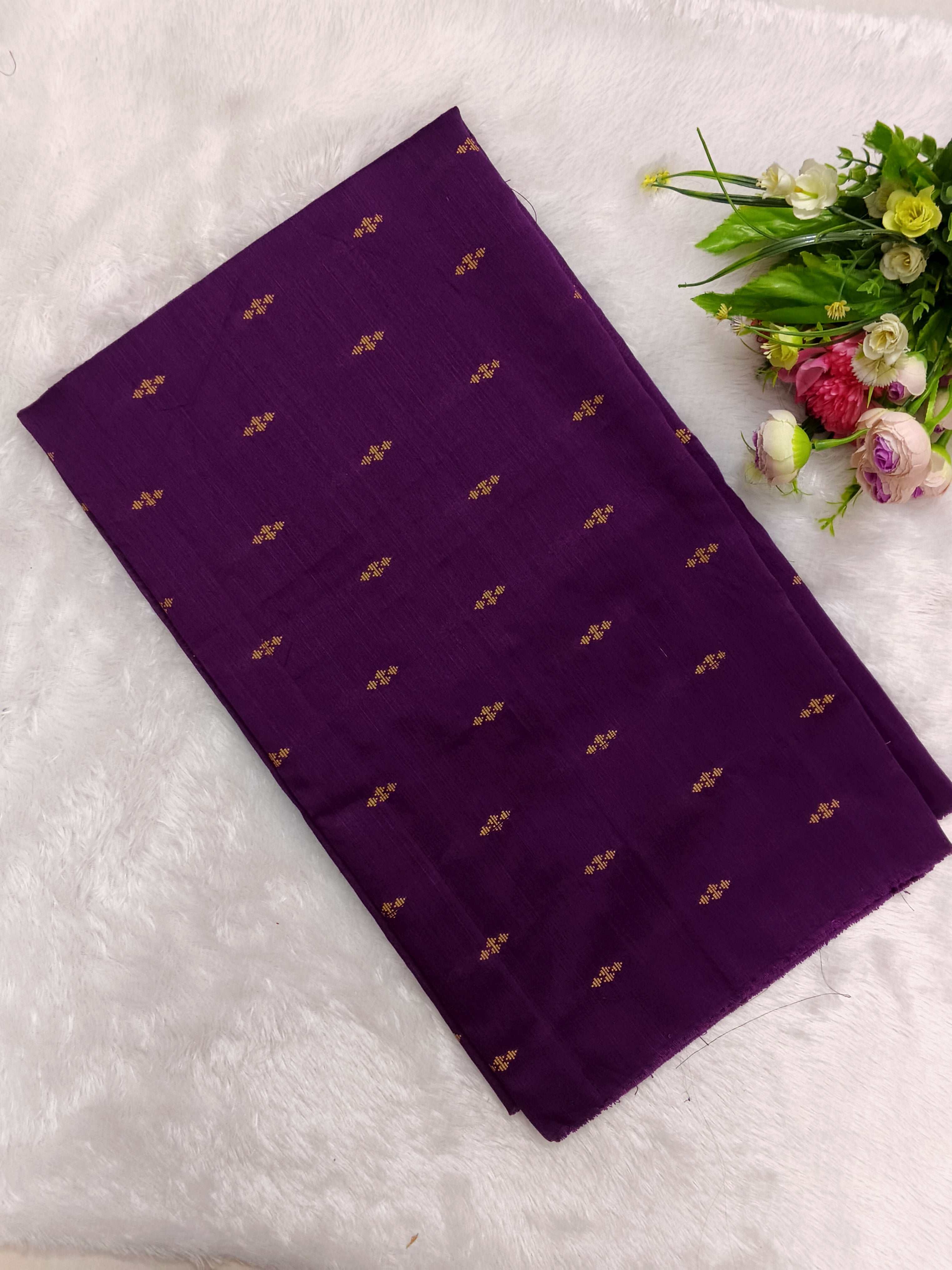 wine raw silk top