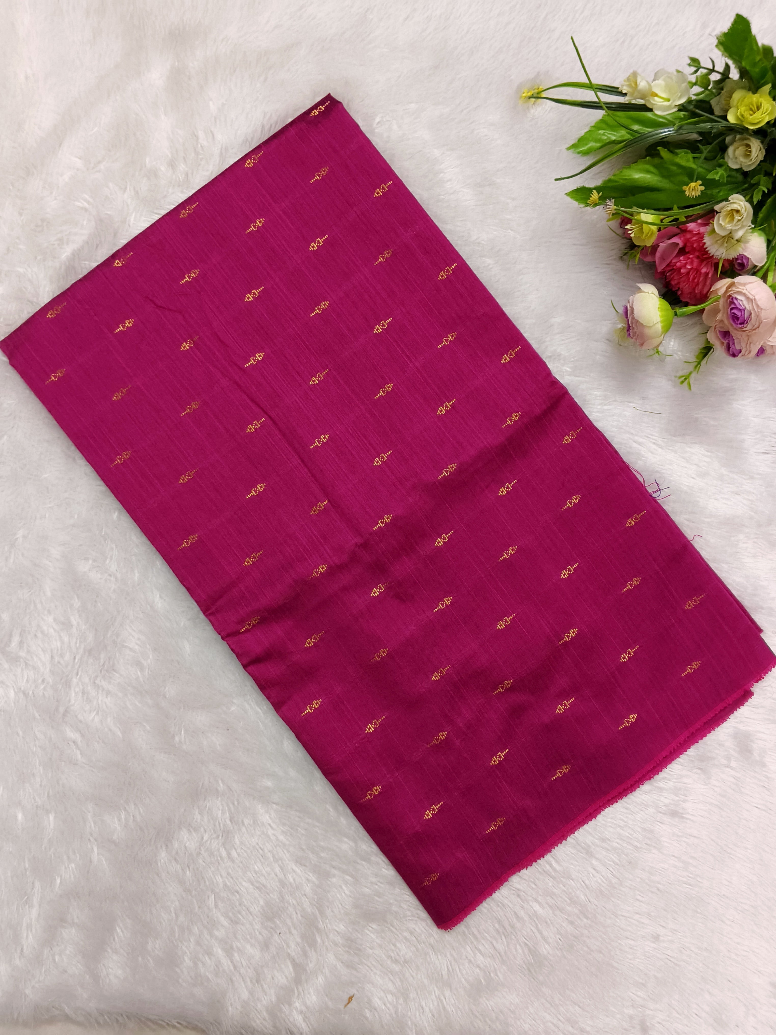 rani pink raw silk top