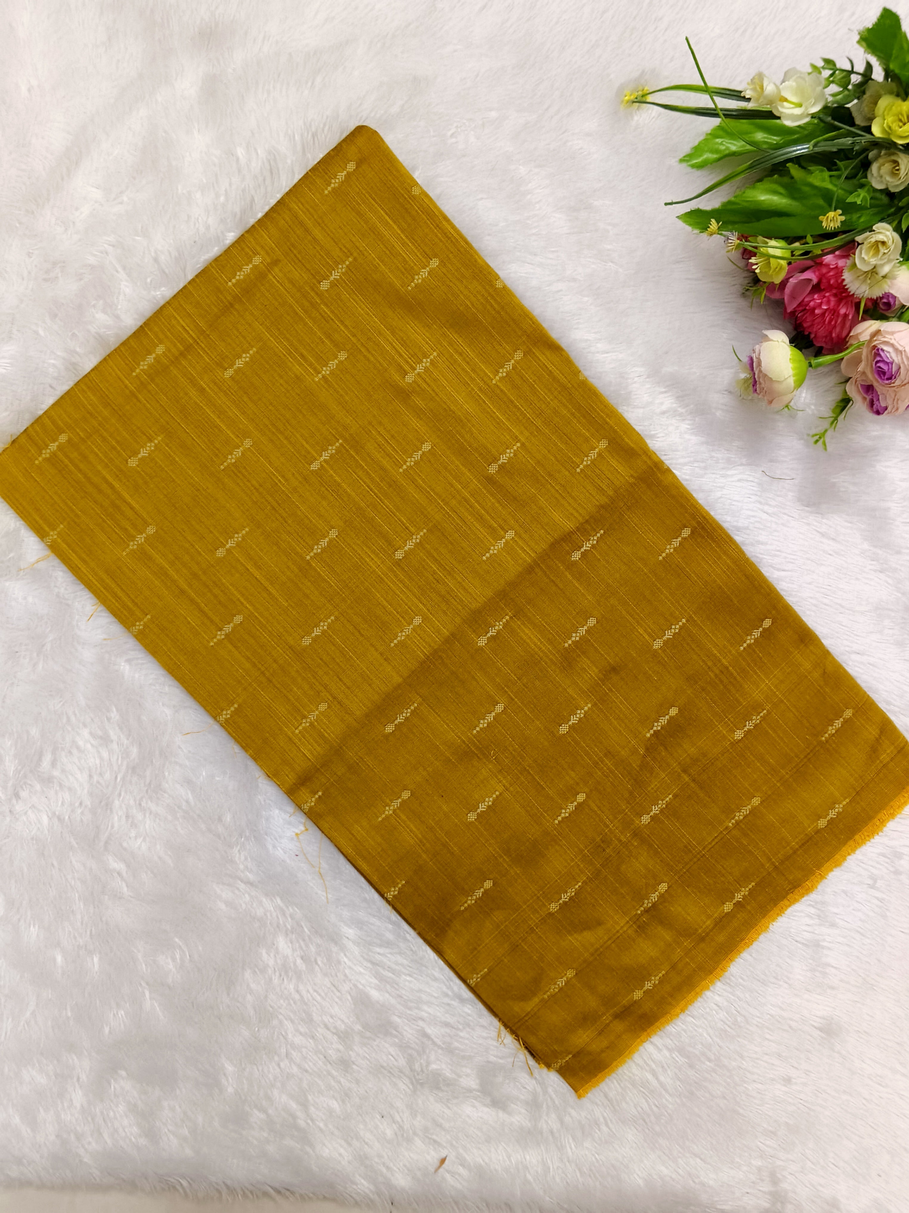 mustard yelloe raw silk top