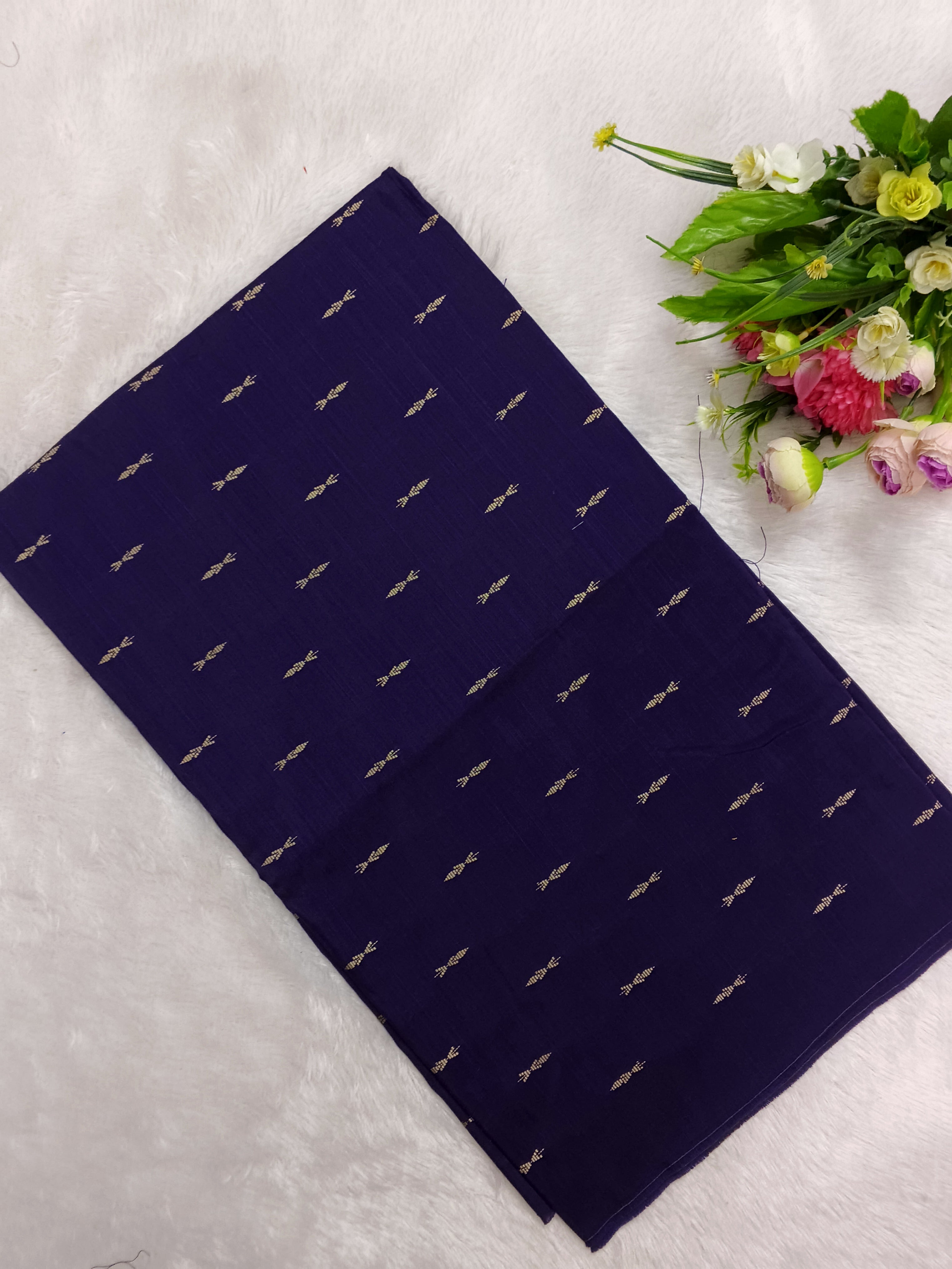 dark purple raw silk top