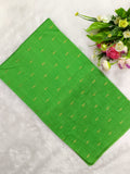 parrot gree raw silk top