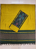 dark bottle green with mustard yellowsico cilk 3 piece set