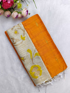 madhubani floral design duppata 3 piece set