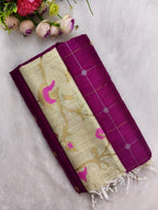 madhubani floral design duppata 3 piece set