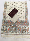 chocolate broen madhubani 3 piece set