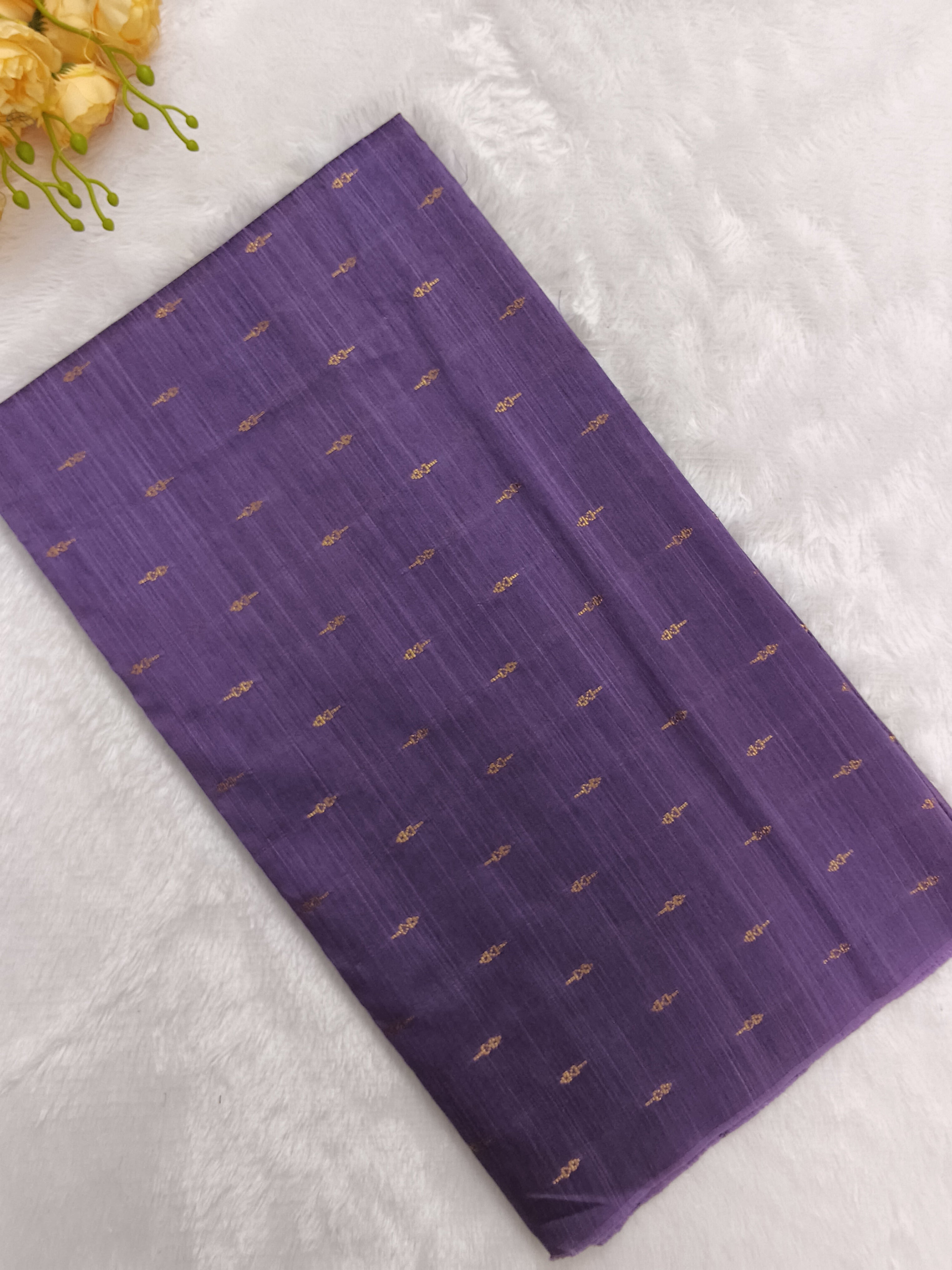 lavendor raw silk top
