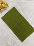 apple green raw silk top