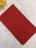 orange raw silk top