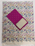 rani pink madhubani 3 piece set