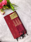 red raw silk 3 piece set