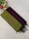 wine with olive green raw silk 3 piece set