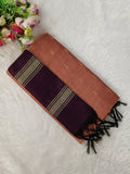 peech with wine raw silk 3 piece set