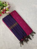 rose with violet raw silk 3 piece set
