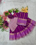 Traditional Set in an elegant Pink and Gold color combination.